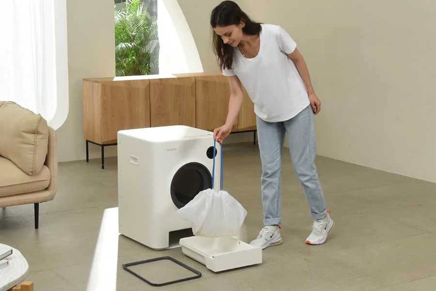 electronic litter box