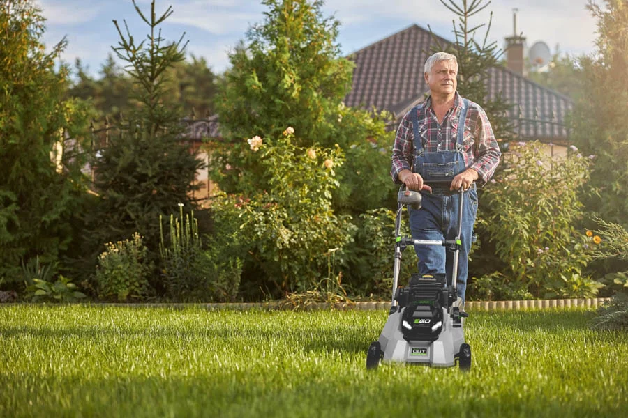 lightweight electric lawn mower