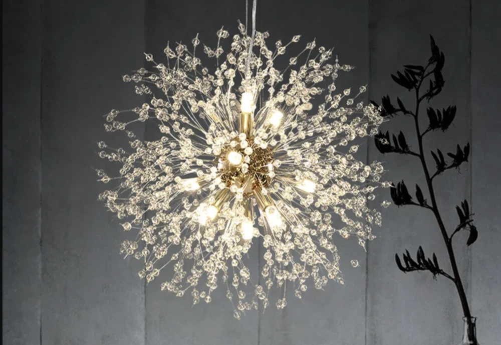 brass chandelier crystal